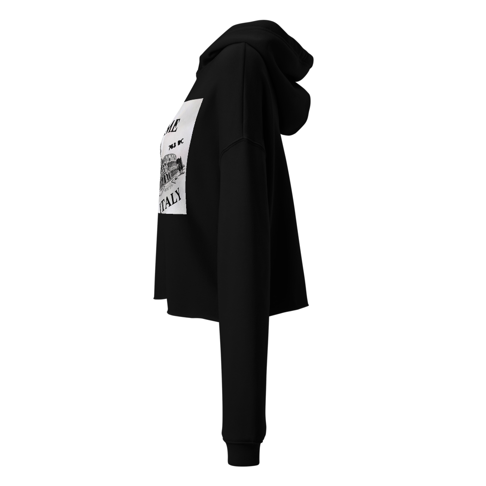 Black Rome Italy Cropped Sweatshirt thumbnail 2