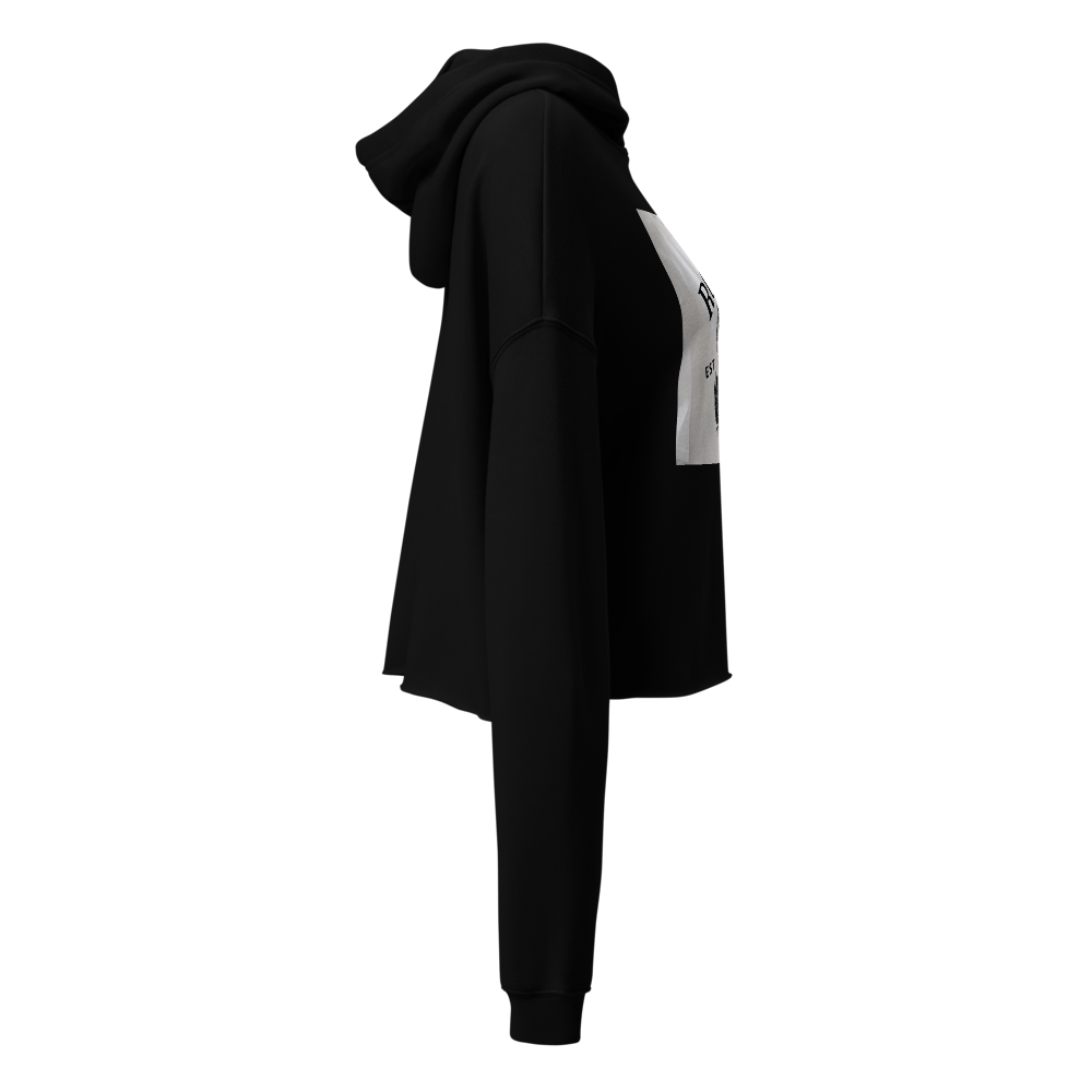 Black Rome Italy Cropped Sweatshirt thumbnail 3