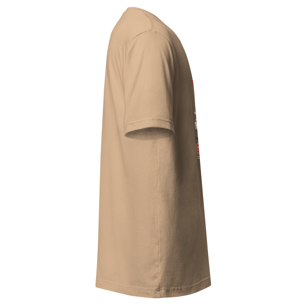 Beige Porsche GT3 RS Vintage Car Graphic Tee thumbnail 4