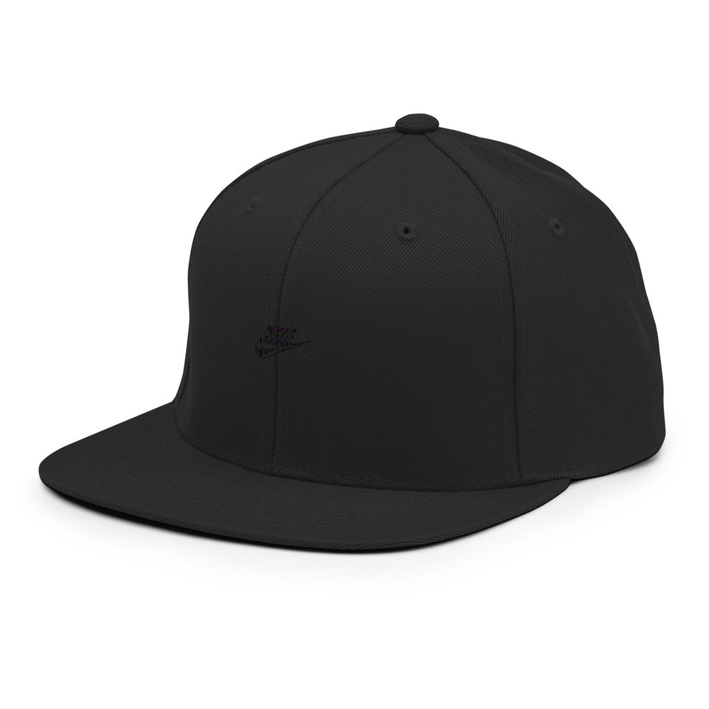 Black Classic Snapback Cap thumbnail 3