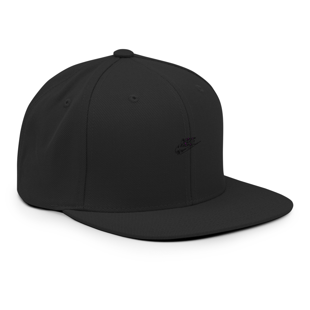 Black Classic Snapback Cap thumbnail 4
