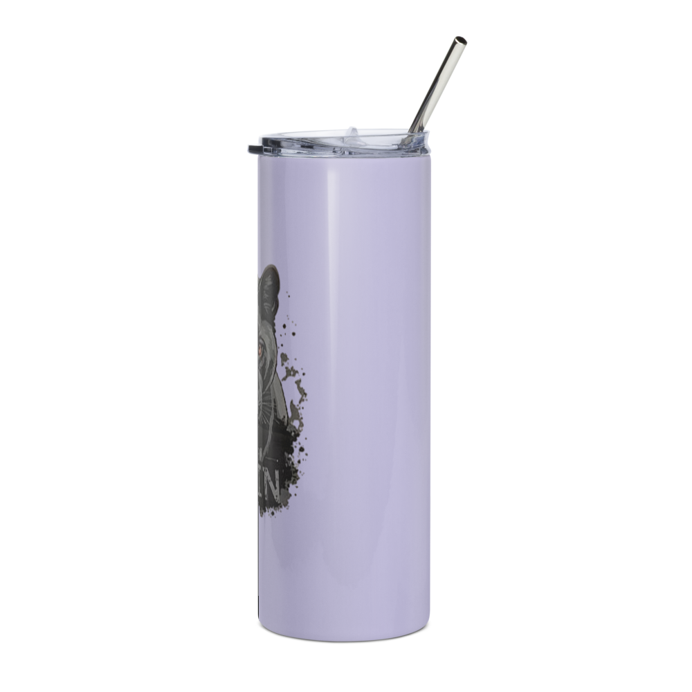 Lavender Black Panther Built From Pain Tumbler thumbnail 3
