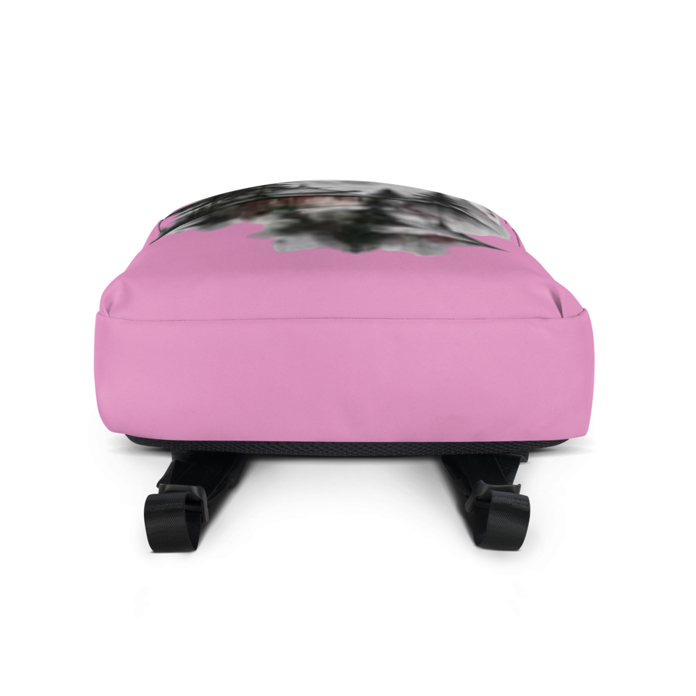 Pink Mountain Temple Red Moon Backpack thumbnail 3