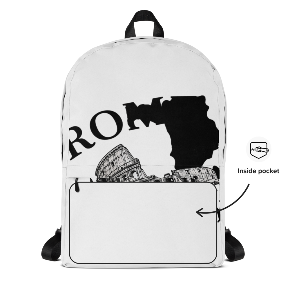 Rome Italy Colosseum Backpack | Travel School Bag thumbnail 3