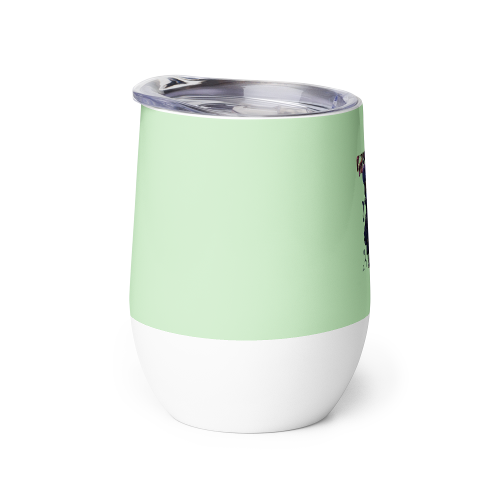 Street Bear Mint Wine Tumbler 12oz thumbnail 4
