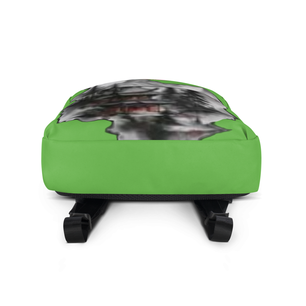 Green Mountain Temple Art Backpack thumbnail 3