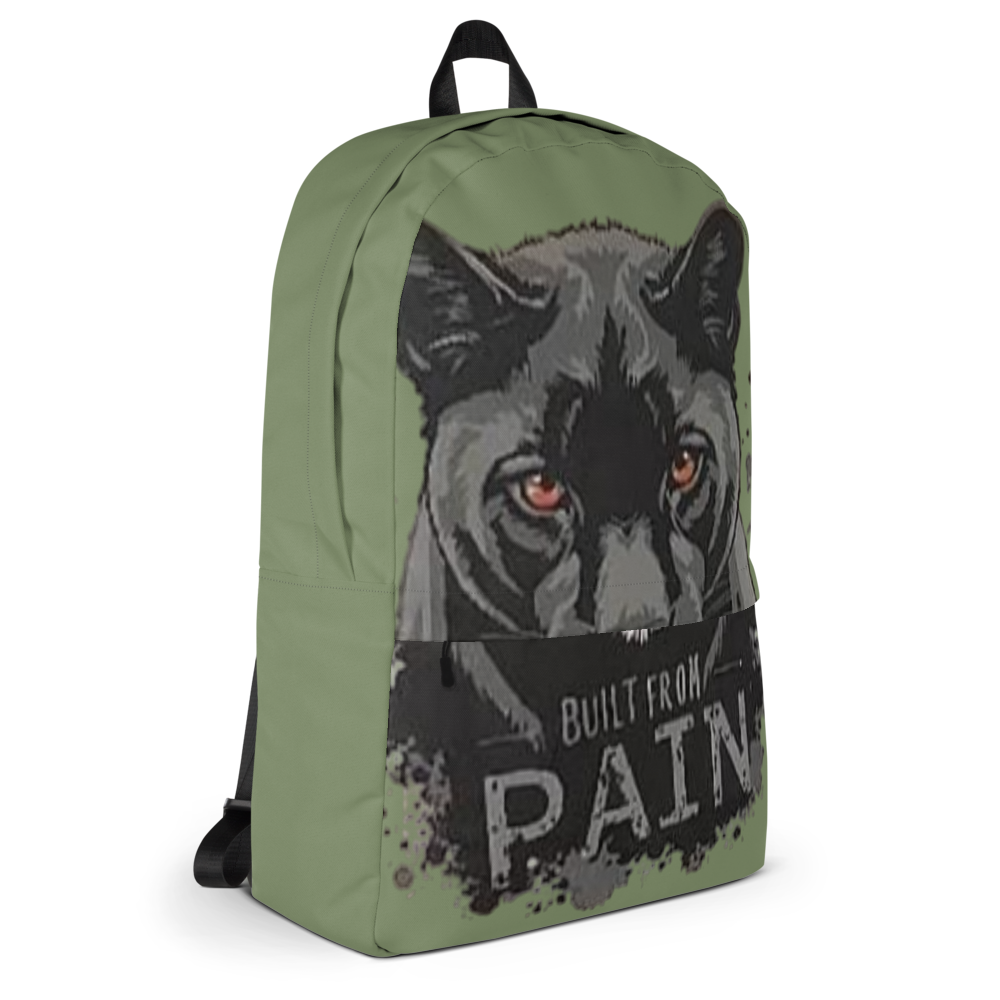 Olive Black Panther Built From Pain Backpack thumbnail 5