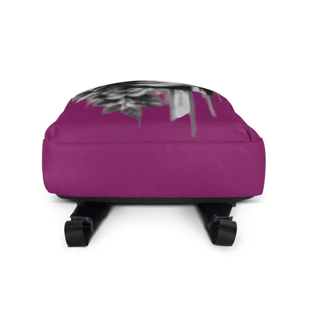 Magenta Floral Muse Backpack thumbnail 3