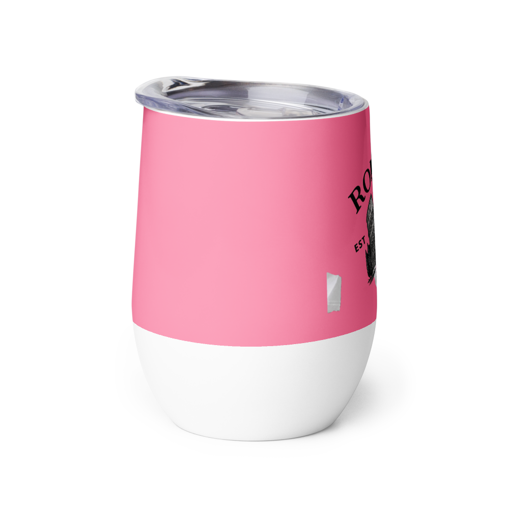 Rome Italy Pink Wine Tumbler | Stainless Steel Tum thumbnail 4