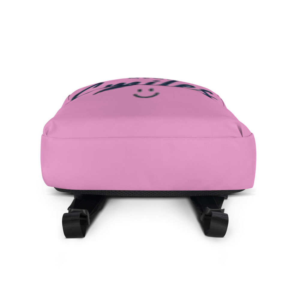 Pink Be The Reason Someone Smiles Backpack thumbnail 3