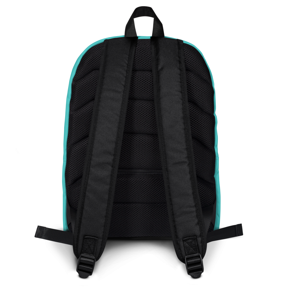 Baby Blue Floral Muse Backpack thumbnail 4