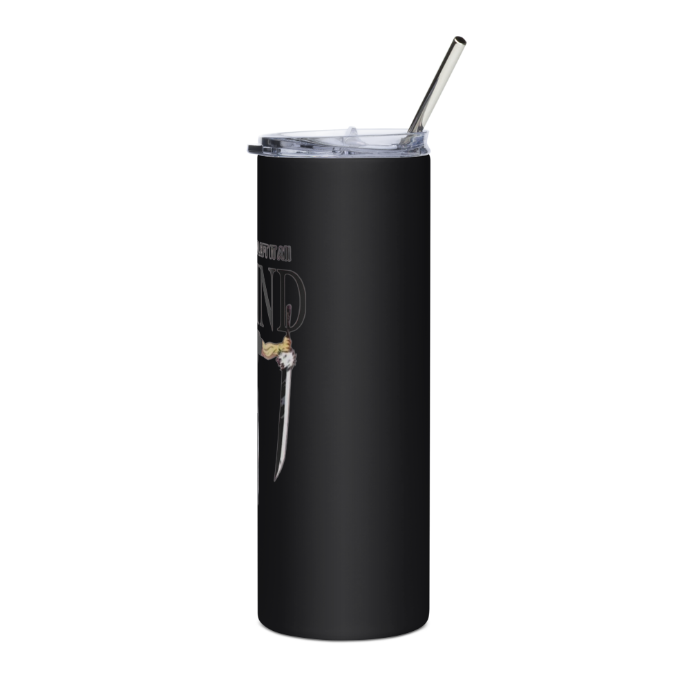 Zen Samurai "BEHIND" Black Premium Tumbler 20oz thumbnail 3