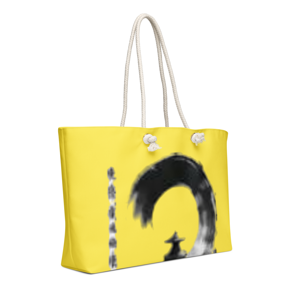 Yellow Zen Samurai Weekender Tote Bag thumbnail 4