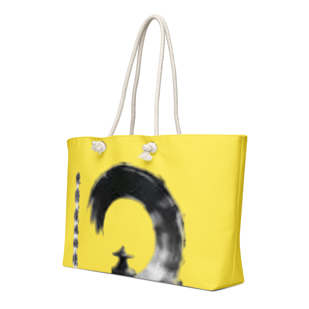 Yellow Zen Samurai Weekender Tote Bag thumbnail 3