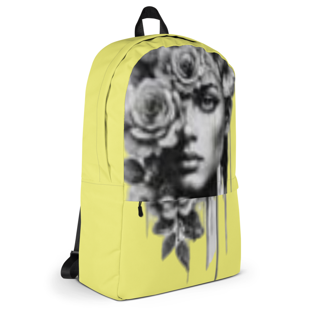 Mustard Floral Muse Backpack thumbnail 5