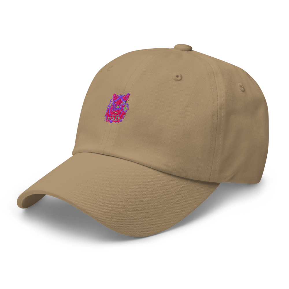 Khaki Tiger Embroidered Classic Dad Hat thumbnail 3