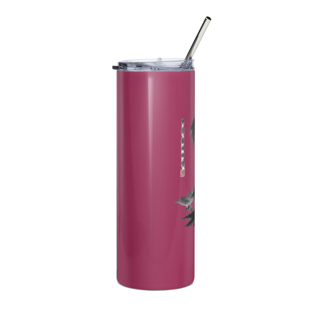 Zen Samurai Magenta Stainless Steel Tumbler 20oz thumbnail 4