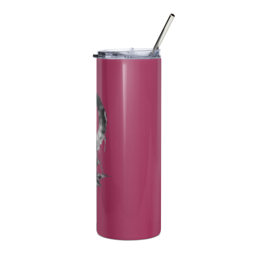 Zen Samurai Magenta Stainless Steel Tumbler 20oz thumbnail 3