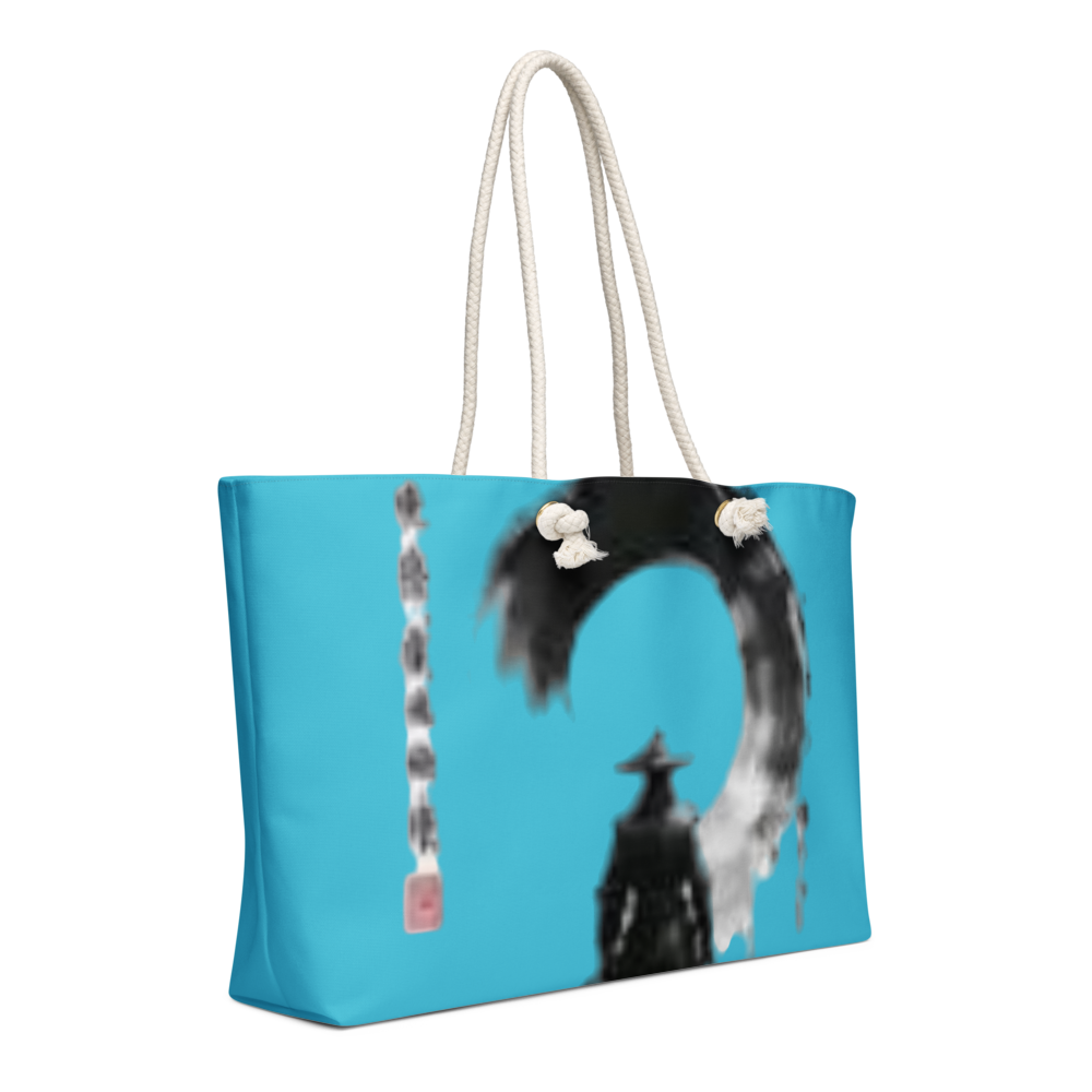 Blue Zen Samurai Weekender Tote Bag thumbnail 4