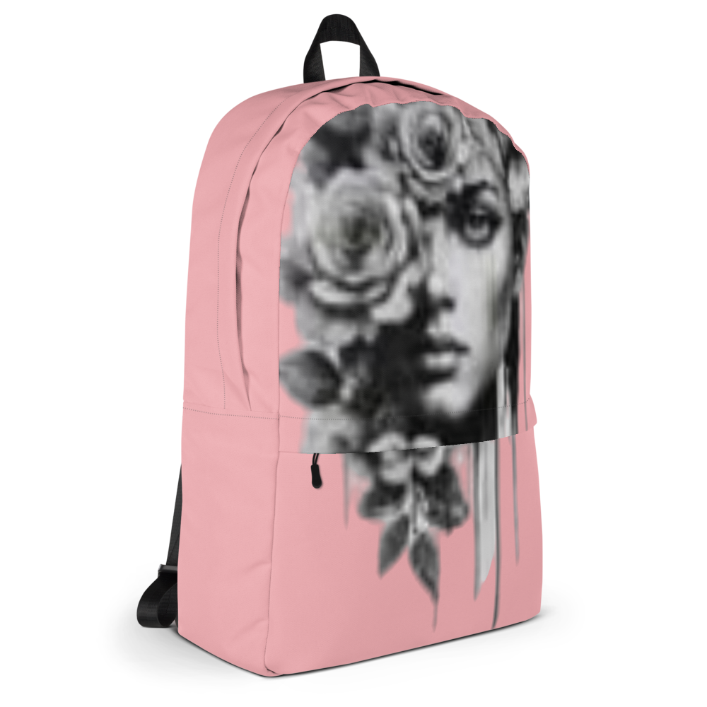 Pink Floral Muse Backpack thumbnail 5