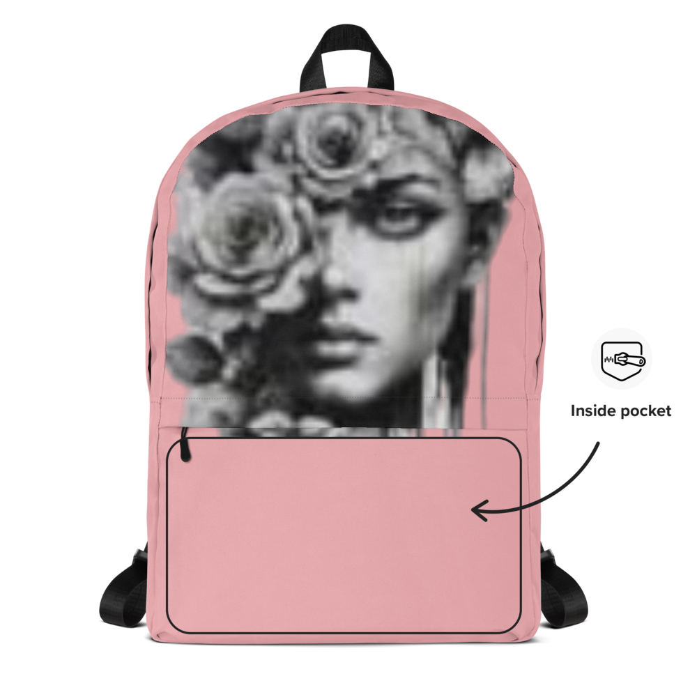 Pink Floral Muse Backpack thumbnail 2