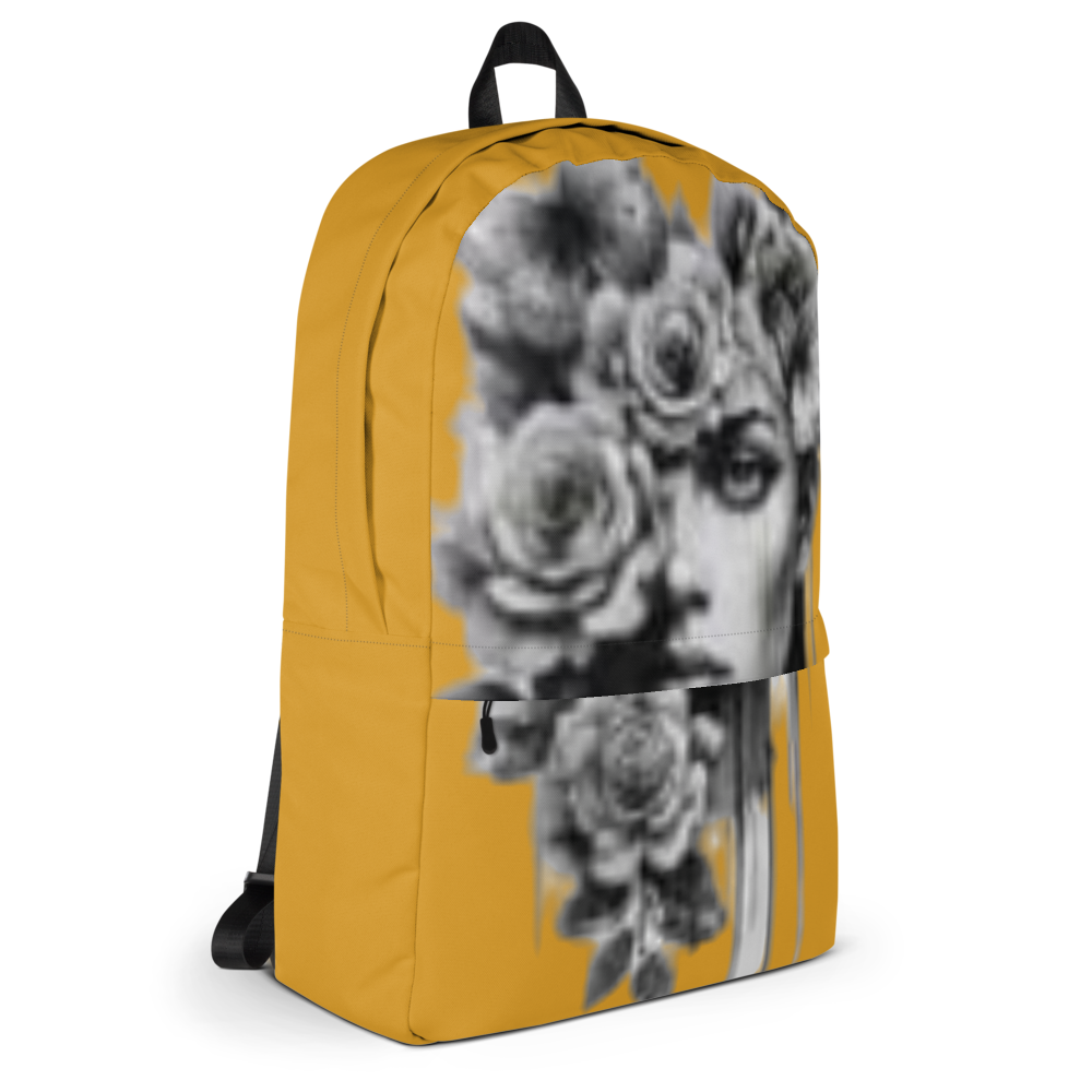 Mustard Floral Muse Backpack thumbnail 5