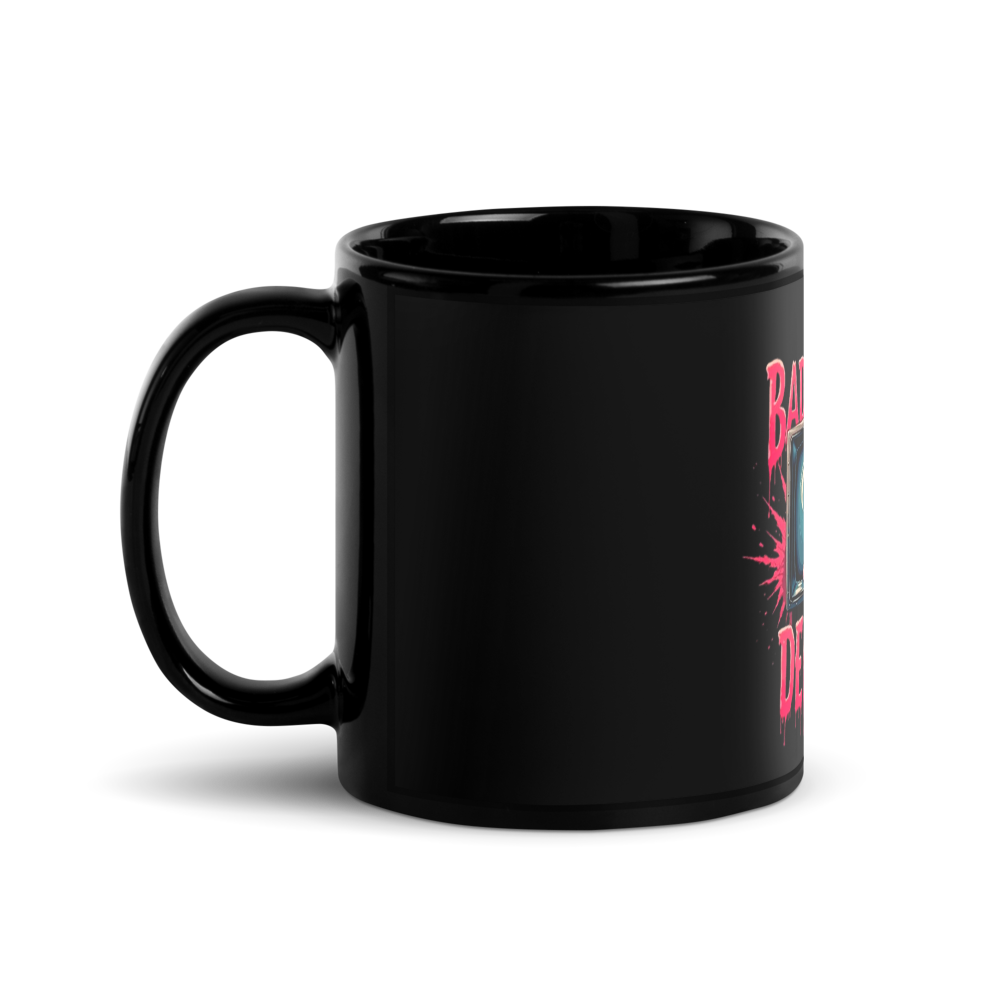 Bad Movies Deep Dive Official Logo Black Gloss Mug thumbnail 2