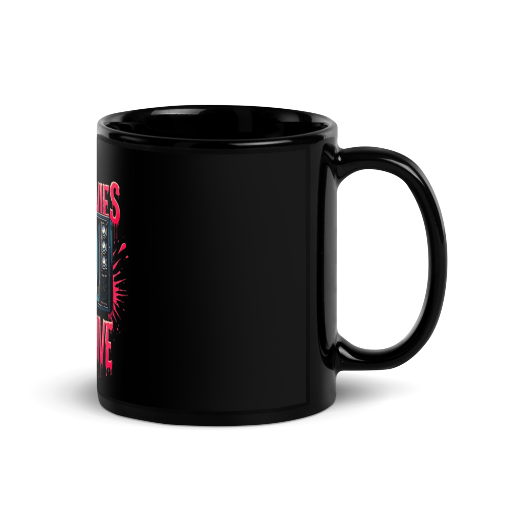 Bad Movies Deep Dive Official Logo Black Gloss Mug thumbnail 3