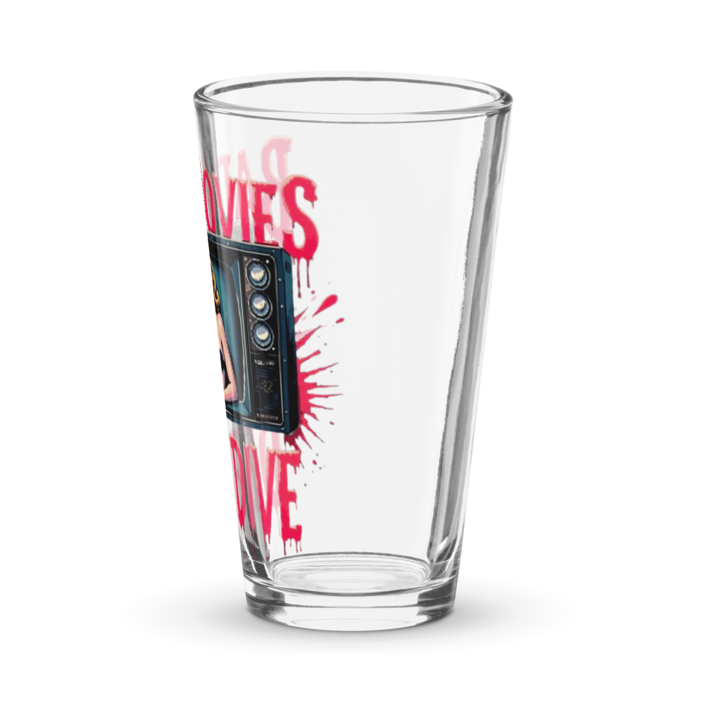 Bad Movies Deep Dive Official Logo Pint Glass 16oz thumbnail 4