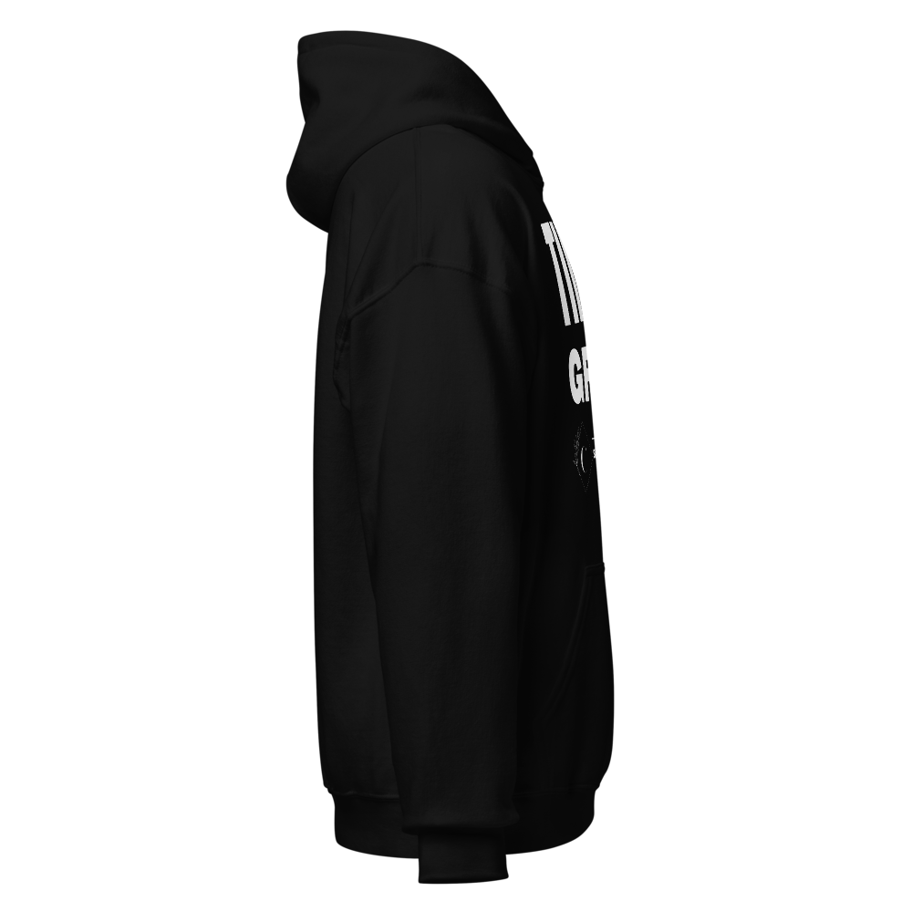 TIM🕚 GRIND Motivational Hoodie thumbnail 4