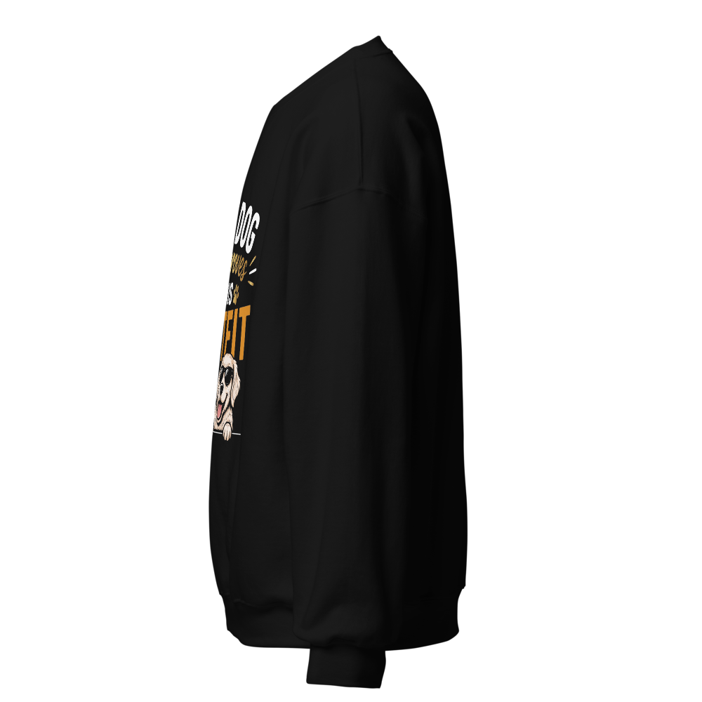 My Dog Approves This Outfit funny Dog Sweatshirt thumbnail 3