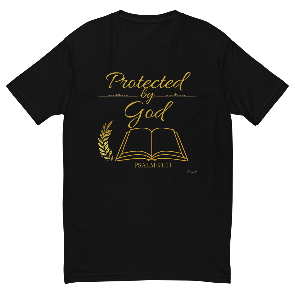 Protected by God Psalm 91 : 11. Christian T-Shirt 
