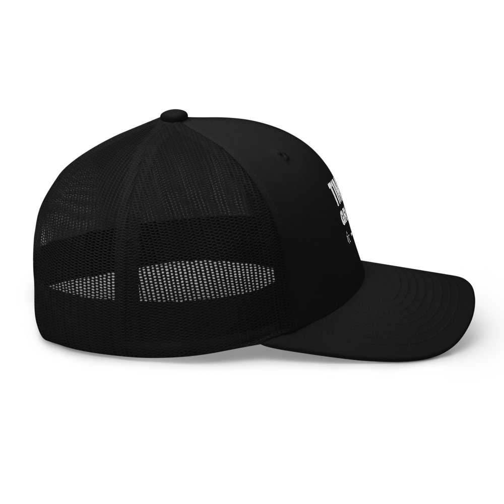 TIM🕚 GRIND Motivational Retro Trucker Hat thumbnail 5