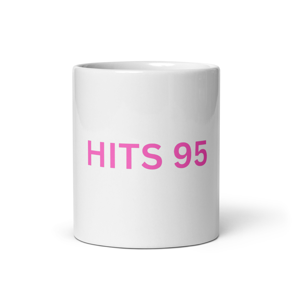 HITS 95 White Glossy Mug thumbnail 3