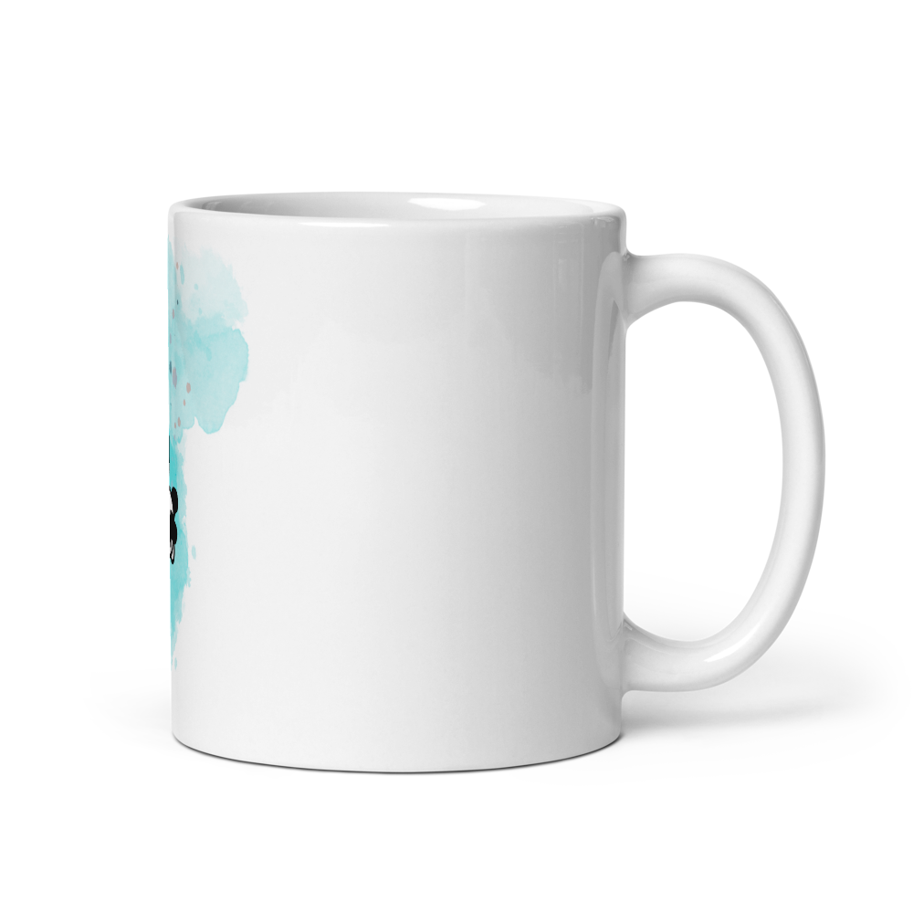 Lazy Panda Needs Coffee Ceramic Mug thumbnail 2