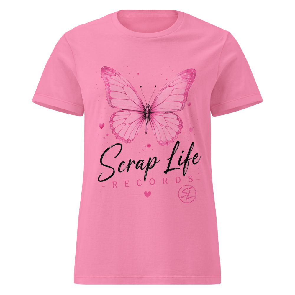 Scrap Life Records Butterfly Tee | Official Women'