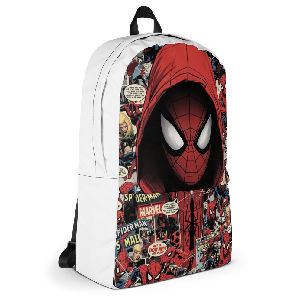 Man Comic Art All-Over Print Backpack thumbnail 4