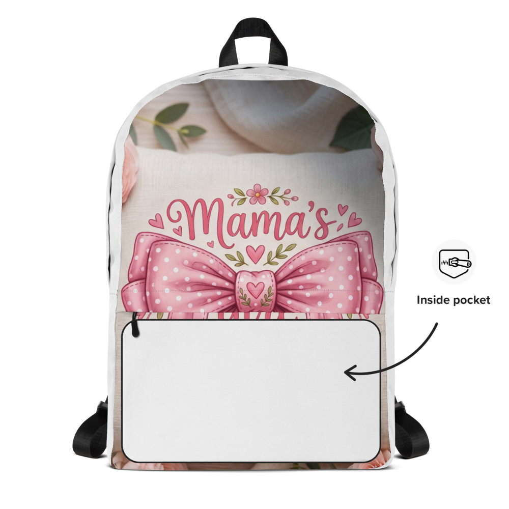 Cute Mama's girl backpack | gift for girls |   thumbnail 3