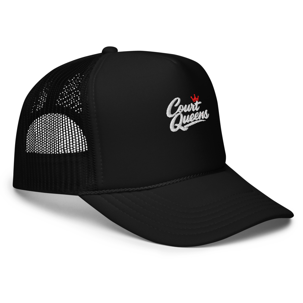 Court Queens Foam Trucker Hat - Sports Cap thumbnail 3