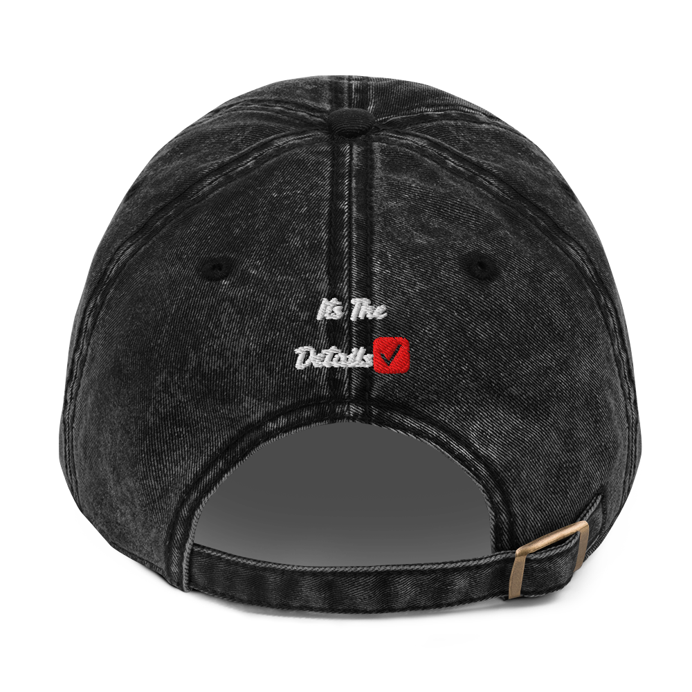 “Its The Details” Ball Cap thumbnail 3