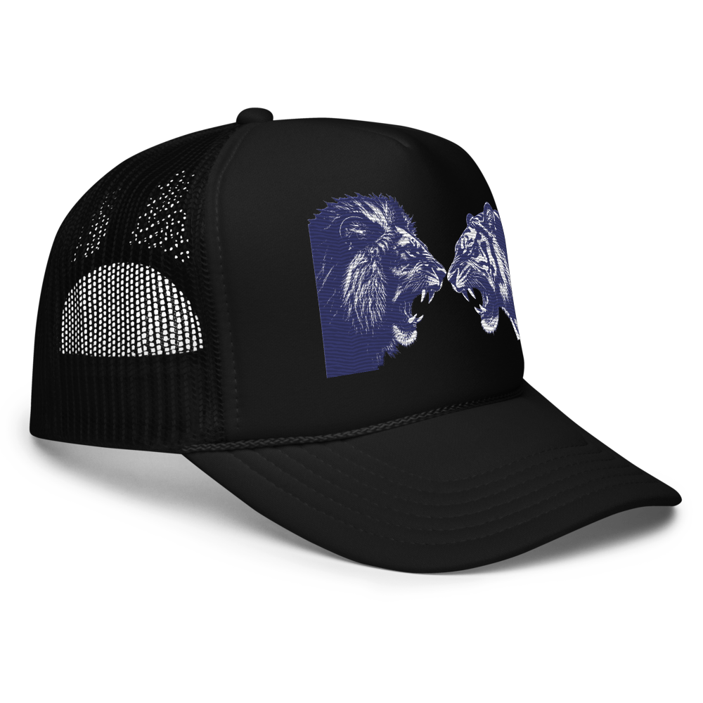 Lion vs Tiger Faceoff Hat thumbnail 3