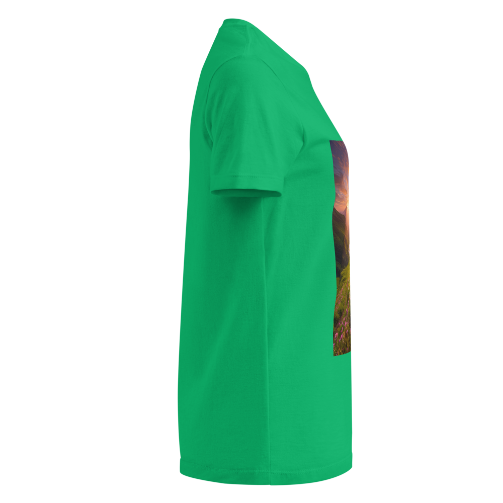 Beautiful sunflower designed t shirt thumbnail 4