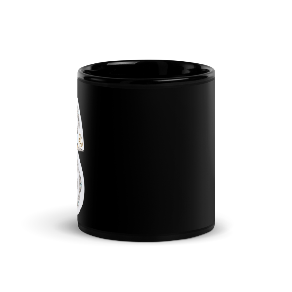 Silver & Gold Letter S Luxury Coffee Mug thumbnail 3