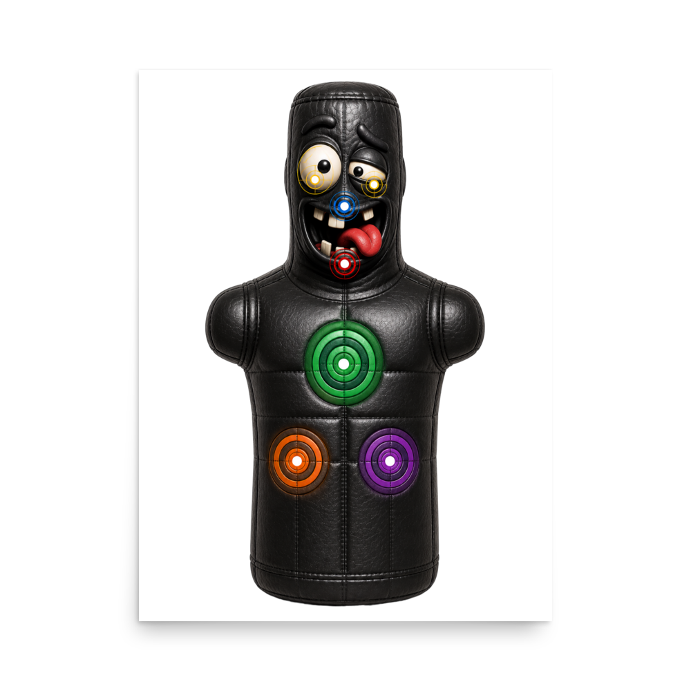 Fight IQ Silly Target Training Poster