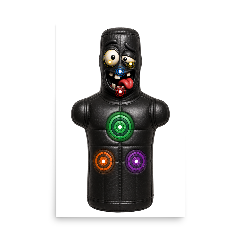Fight IQ Silly Target Training Poster thumbnail 2