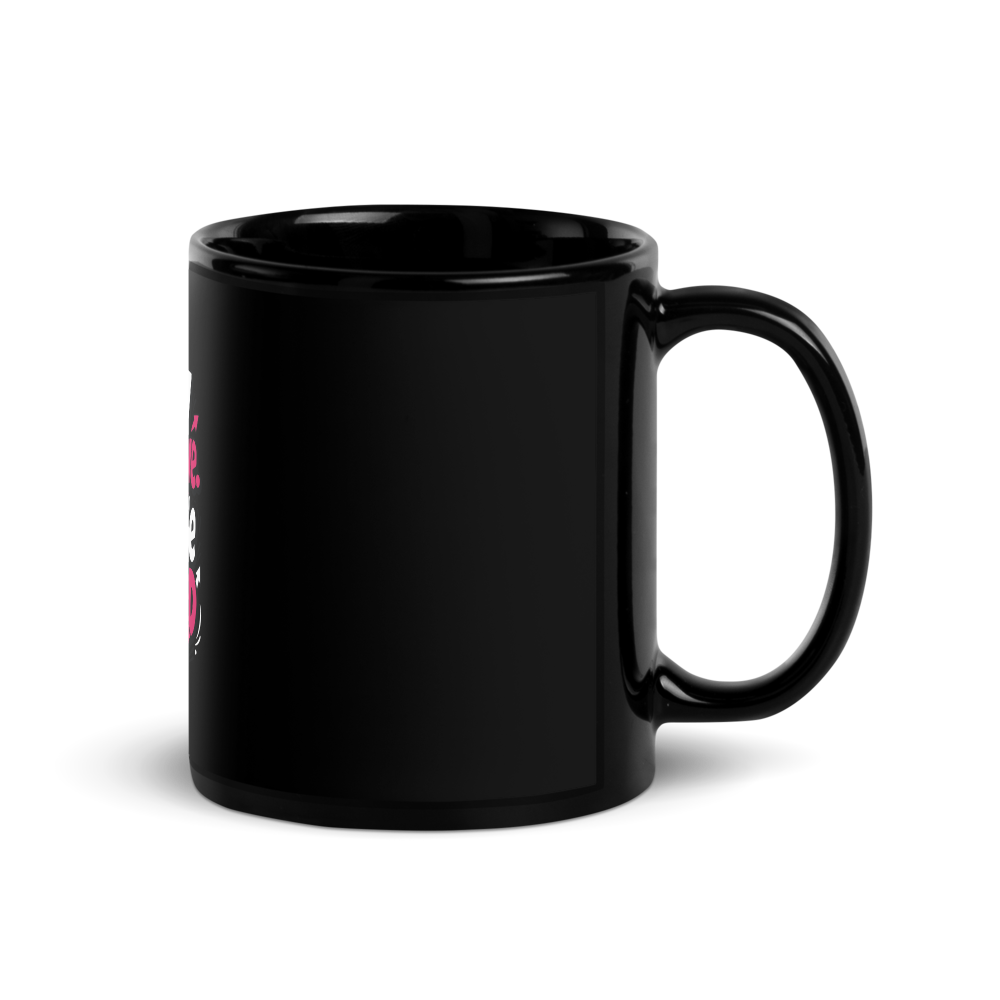 Bold Typography Glossy Mug thumbnail 3