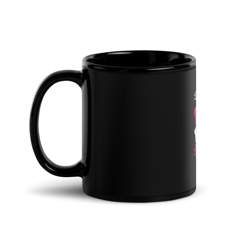 Bold Typography Glossy Mug thumbnail 2