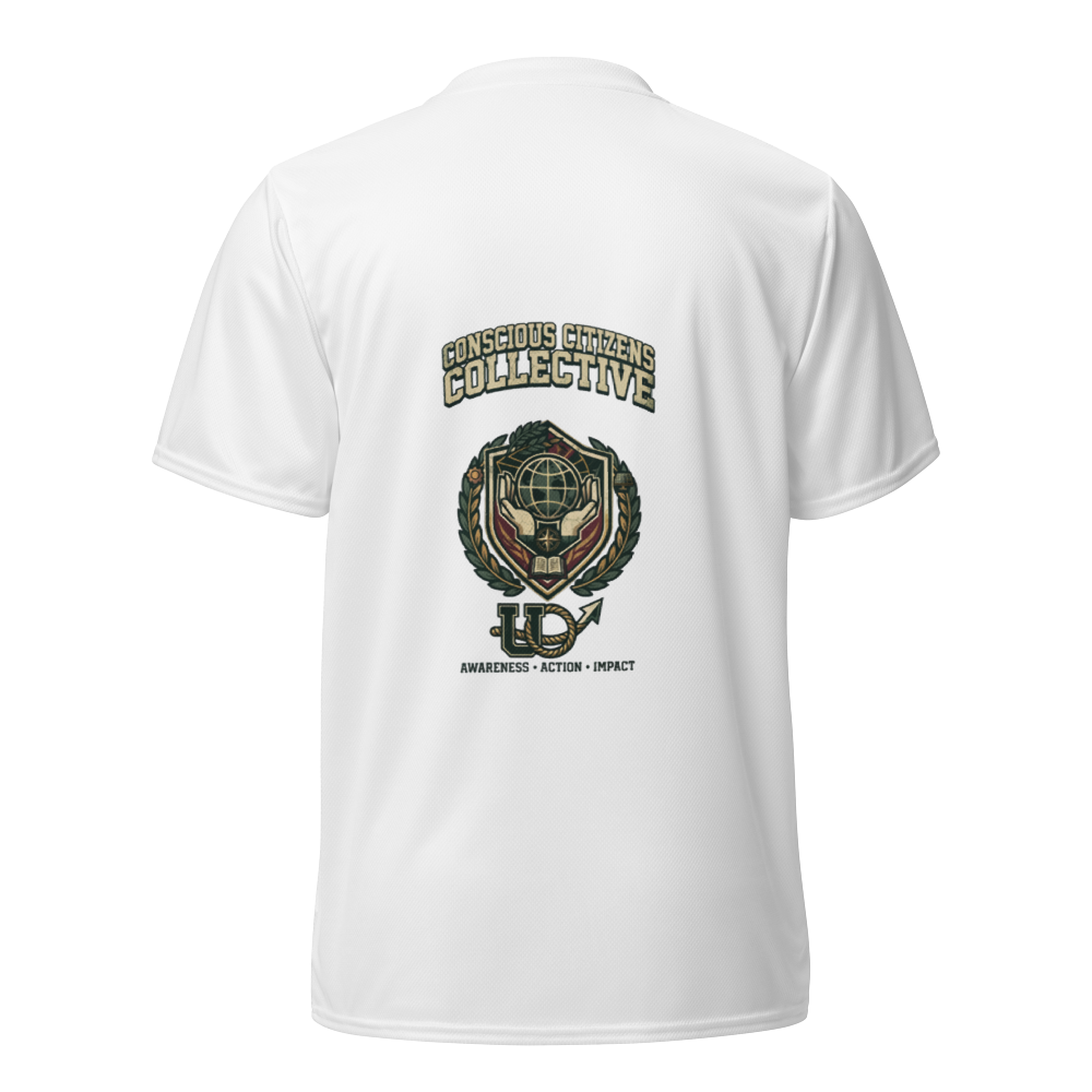 Conscious Collective Unisex Athlete Tee Shirt thumbnail 2
