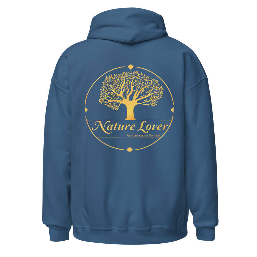 Nature lover Hoodi with deep Ocean colour  thumbnail 4
