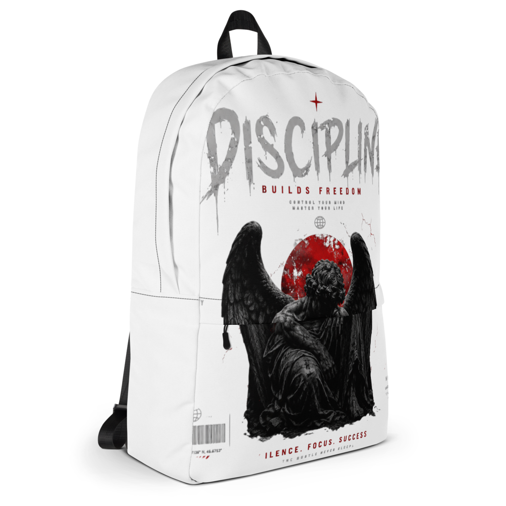 DISCIPLINE Dark Aesthetic Backpack thumbnail 4